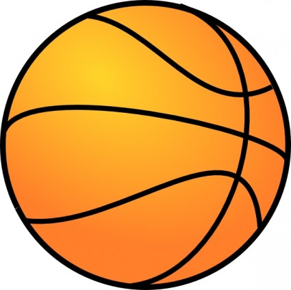 Black and white basketball pictures clip art Free vector for free ...