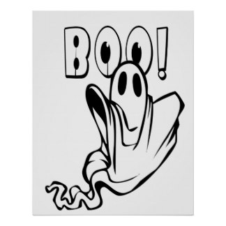 Boo Ghost Posters, Boo Ghost Prints, Art Prints, Poster Designs