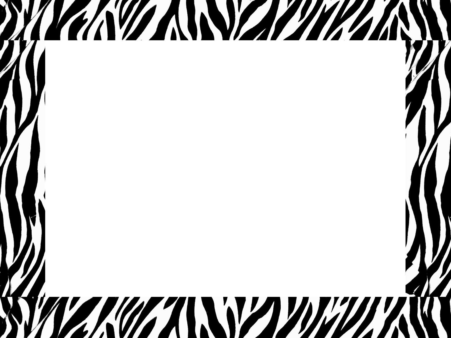 Free Zebra Borders - Cliparts.co
