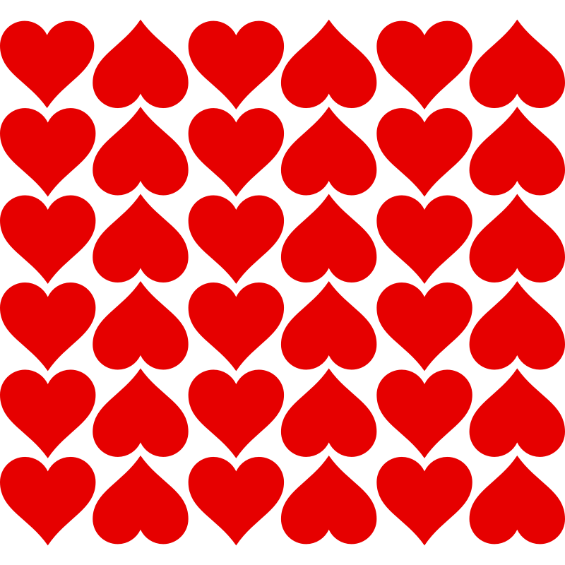 Clipart - heart tiles