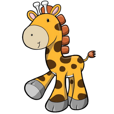 Giraffe Cartoon Animal Clip Art Images. Cute Giraffes,Funny ...