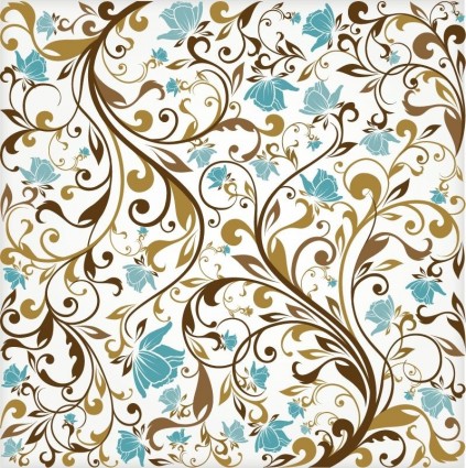 Floral Background Vector Art Vector floral - Free vector for free ...
