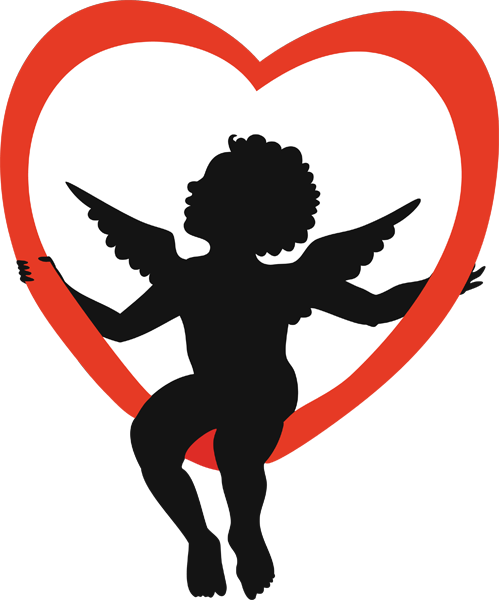 Clip Art of Cupid sitting in a Heart - ClipArt Best - ClipArt Best