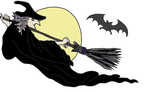 free witch cartoon clipart - photo #22