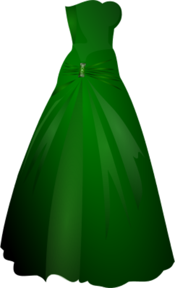 Formal Gown - vector Clip Art