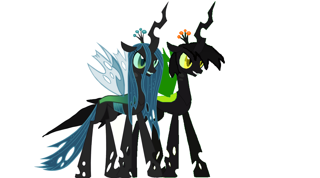 Chrysalis and her Son... by 7camo7 on deviantART
