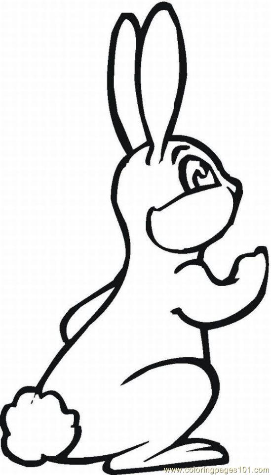 Coloring Pages Easter Bunnies 11 Lrg (Cartoons > Bugs Bunny ...