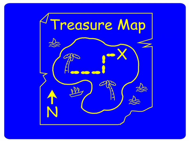 Treasure Map Activity Panel | Playline Playground Equipment
