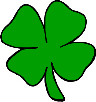 Pin Clipart Four Leaf Clover Royalty Free Vector Illustration By ...