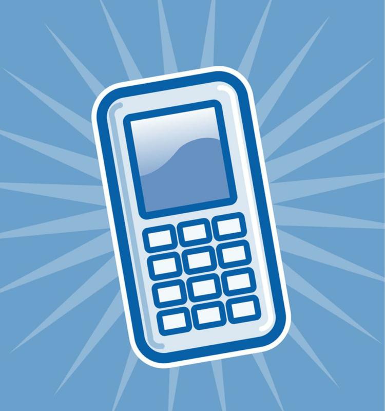 clipart for cell phone texting - photo #13