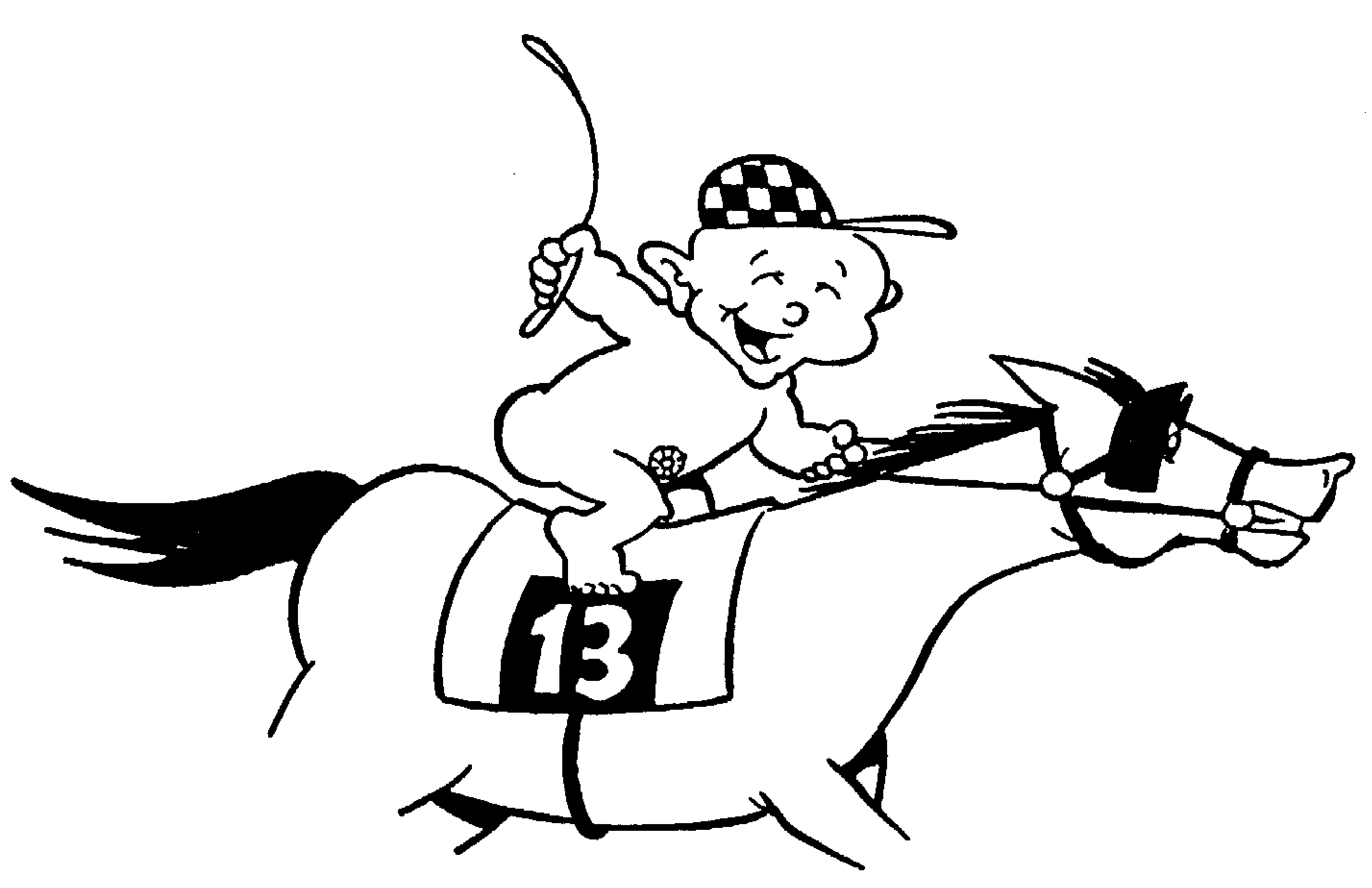 clipart horse racing - photo #37