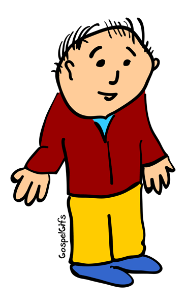 Funny Man -001 - Silly Characters Clip Art