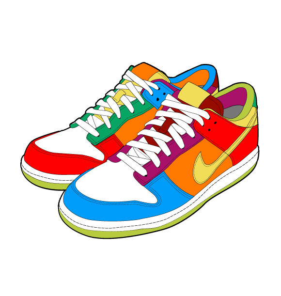 Running Shoes Cartoon - Cliparts.co