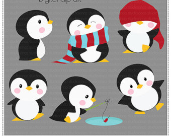 Popular items for cute penguins on Etsy