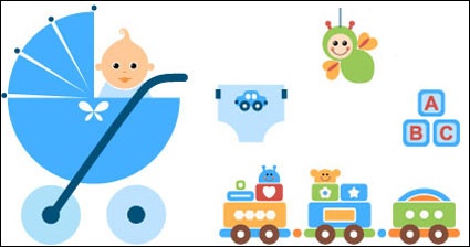 Baby Toys vector - Download free Other vectors