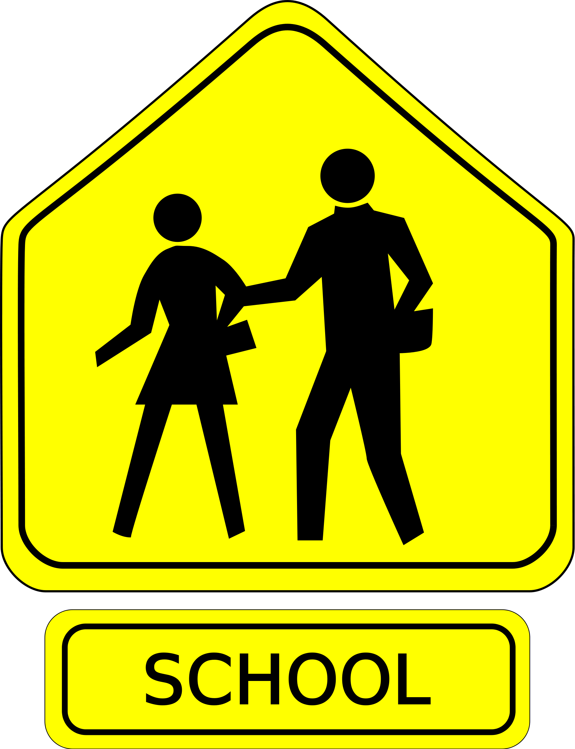 Images For > Pedestrian Crossing Clip Art