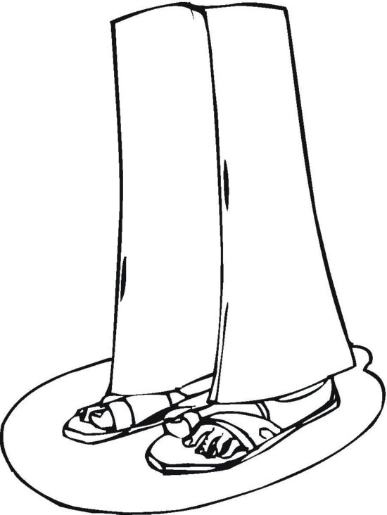 feet and hands Colouring Pages