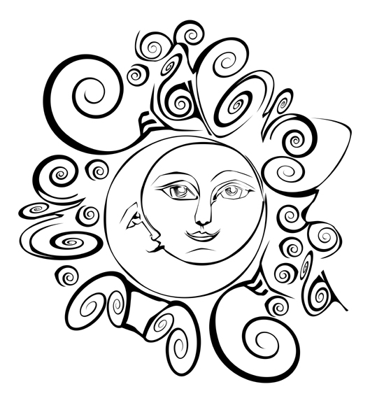 Moon and Sun as Lovers - ClipArt Best - ClipArt Best