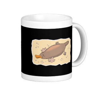Cute Platypus Mugs, Cute Platypus Coffee Mugs, Steins & Mug Designs