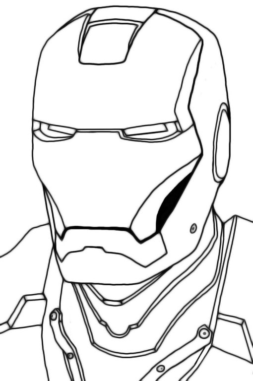 Featured image of post Iron Man Outline Drawing How to draw marvel superheroes