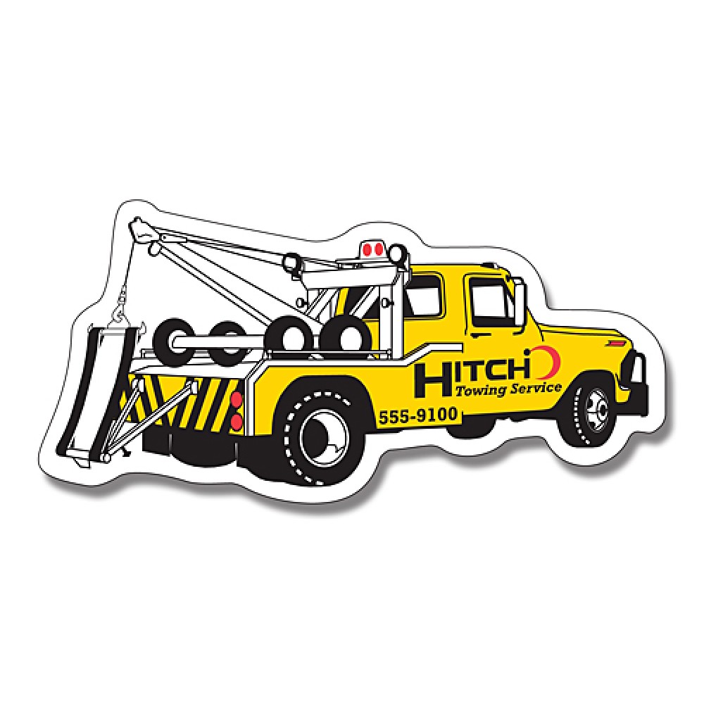 Promotional Tow Truck Shaped Magnets Advertising Magnets