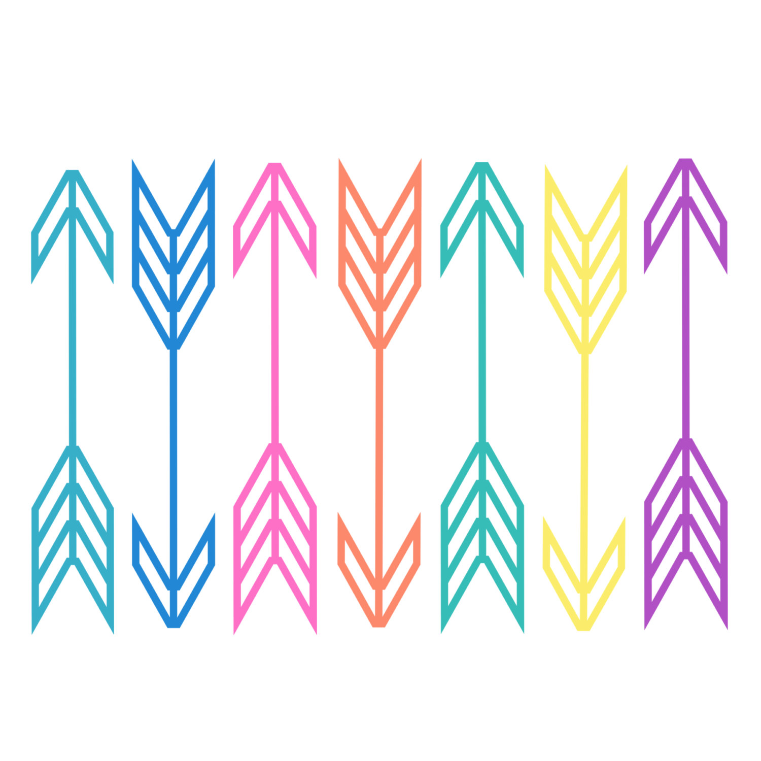 Popular items for neon arrow clipart on Etsy