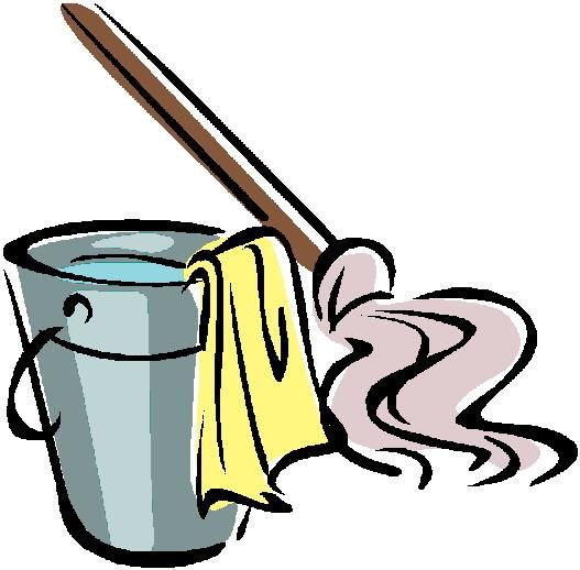 Mop & Bucket Clip Art | :: Cleaning Clip Art & Illustrations :: | Pin…