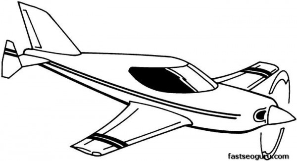 Printable coloring pages for kids flying plane - Printable ...
