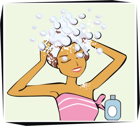 Cartoon Taking A Shower - Cliparts.co