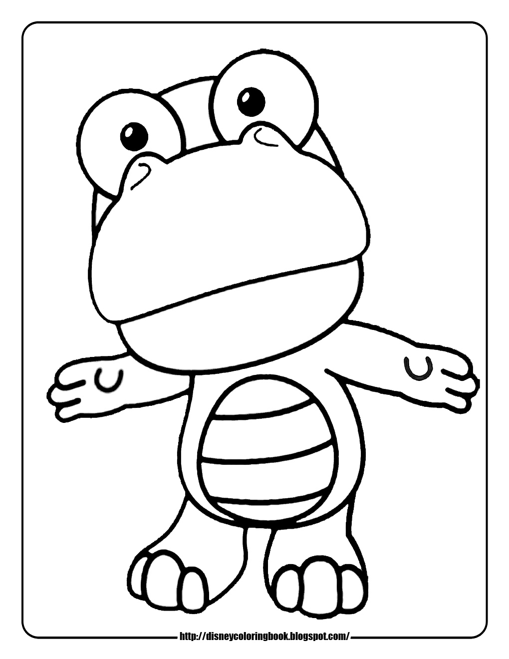Baby Disney Cartoon Characters Coloring Pages – Pororo the Little ...