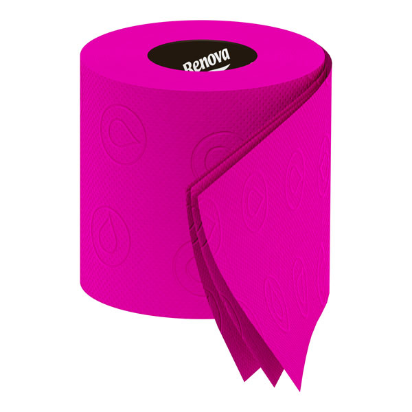 Funky Toilet Paper - coloured loo roll - buy from Red Candy
