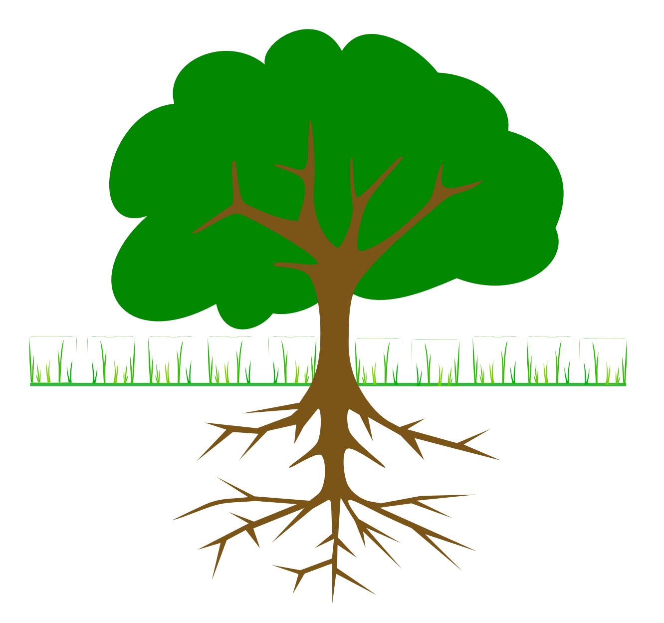 Clip Art Tree With Roots | Clipart Panda - Free Clipart Images