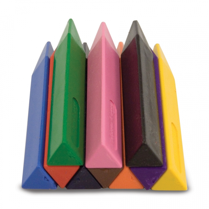 Melissa and Doug Jumbo Triangular Crayons 10 pc | JustKidsStore
