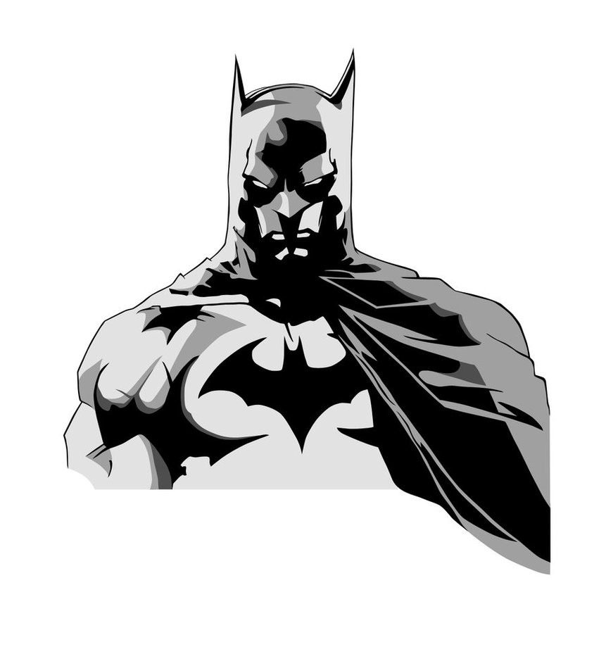 Batman Colored by LarsEliasNielsen on deviantART