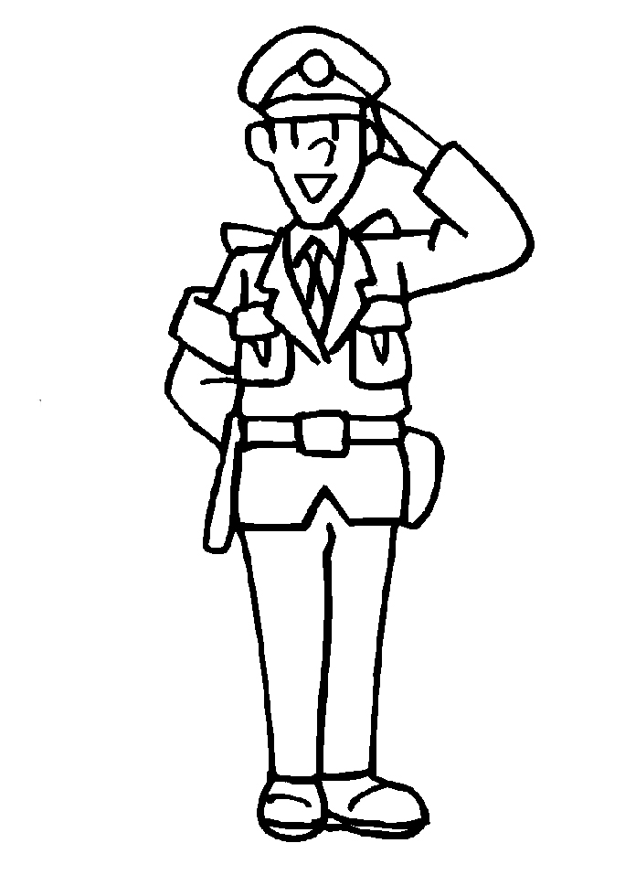 Police Officer Colouring Pictures - Police Coloring Pages : iKids ...