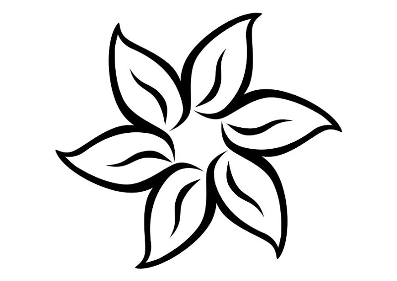 A Flower Coloring Pages |