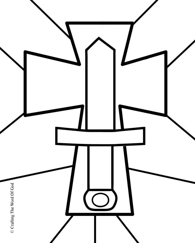 sword of truth coloring page | Sword Of The Spirit- Coloring Page ...