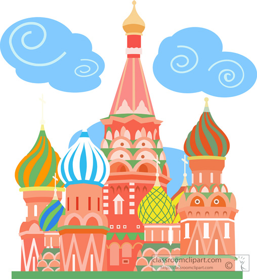 Europe : st-basil-cathedral-moscow-russia-2A : Classroom Clipart