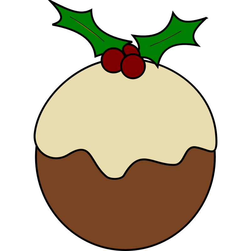 Clipart - Christmas pudding