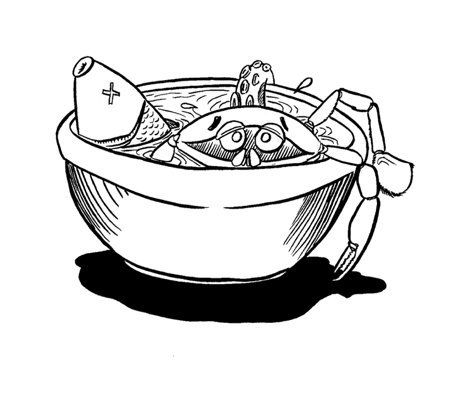 bowl of soup Colouring Pages (page 2)