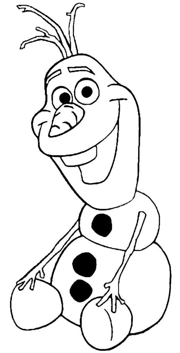 Olaf Frozen Coloring Page | Trendvee