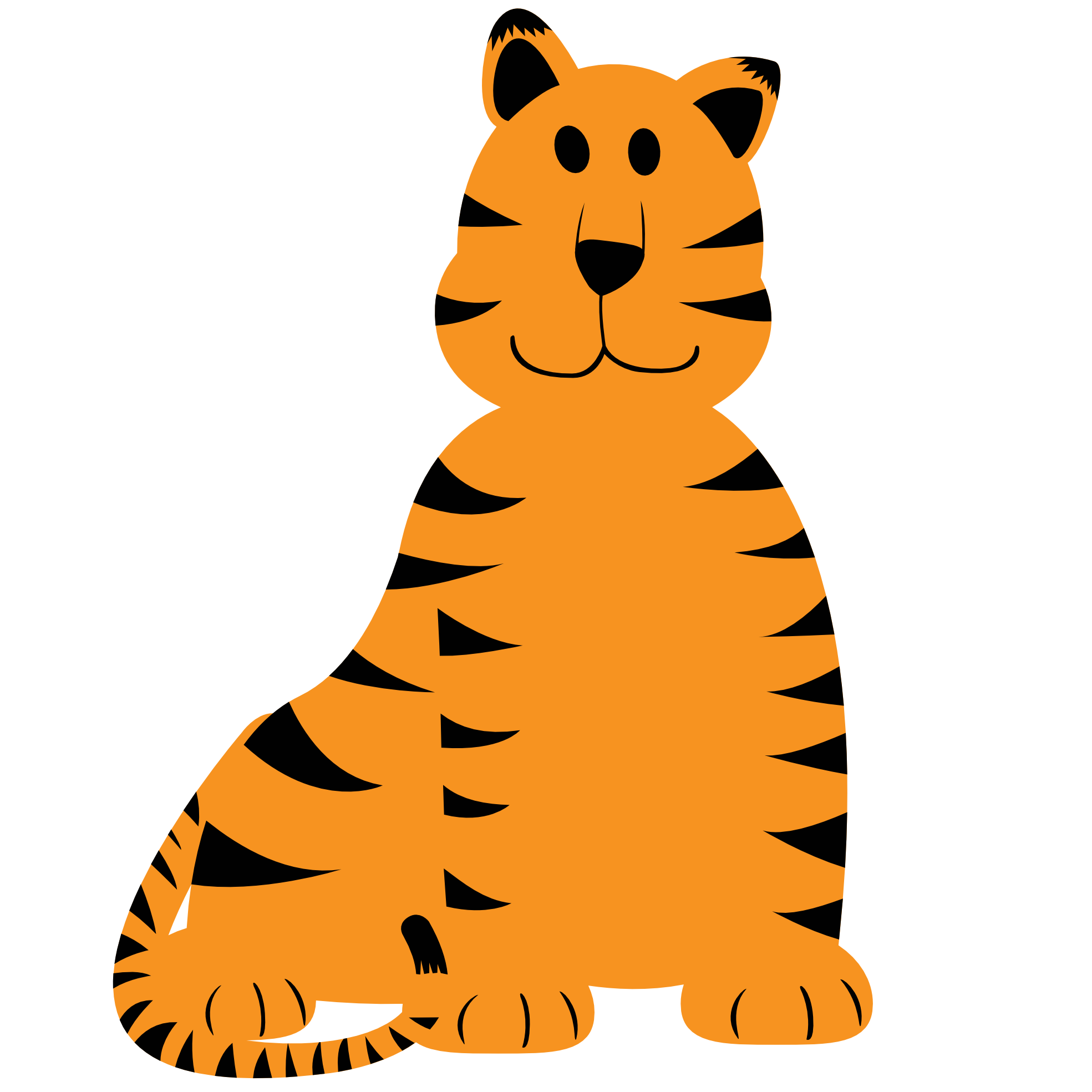 Clip Art: Tiger Christmas Xmas Stuffed Animal ... - ClipArt Best ...