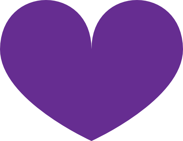 clip art purple heart | My image Sense