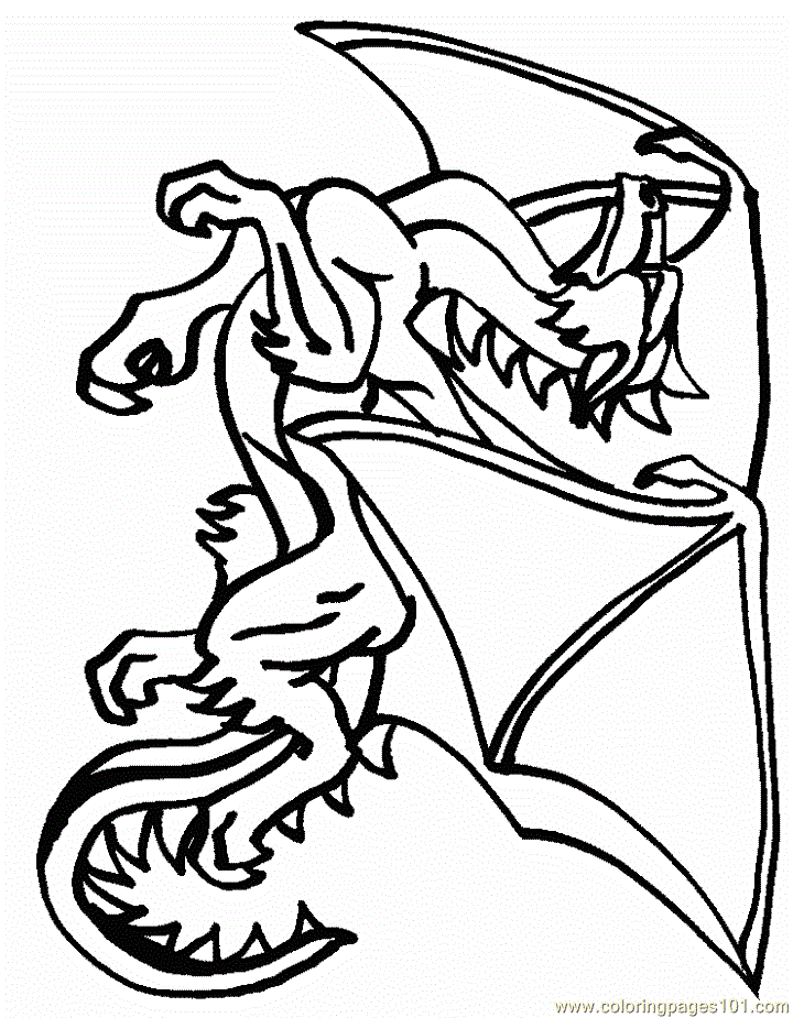 Coloring Pages Dragon Fantasy (Cartoons > Dragon Fantasy) - free ...