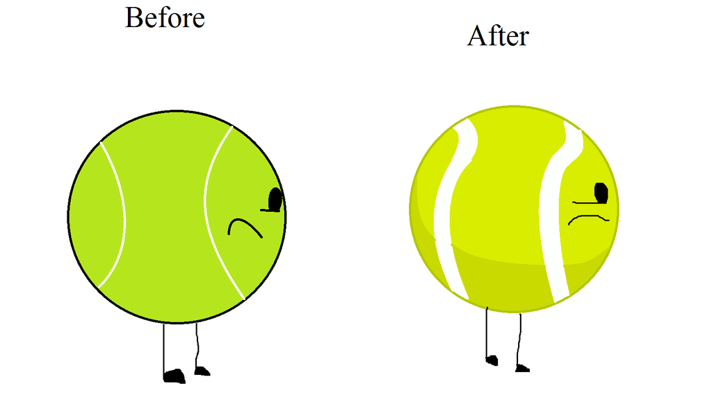 How I used to draw Tennis Ball by AlexLion0511 on deviantART