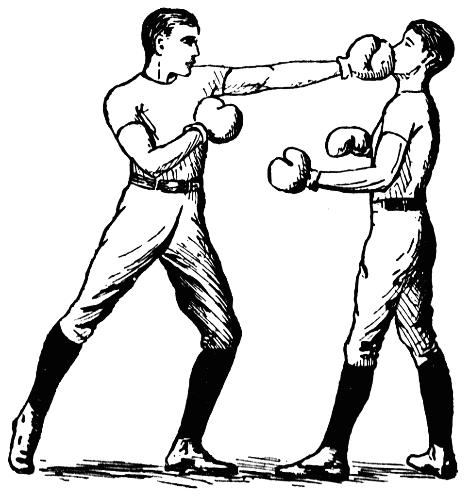 Images For > Boxing Gloves Punching Each Other Clipart