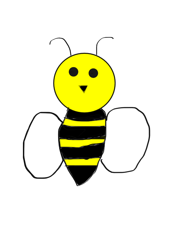 clipartist.net » Clip Art » bee bumble bee SVG