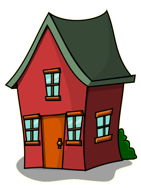 Free Cartoon House Clip Art