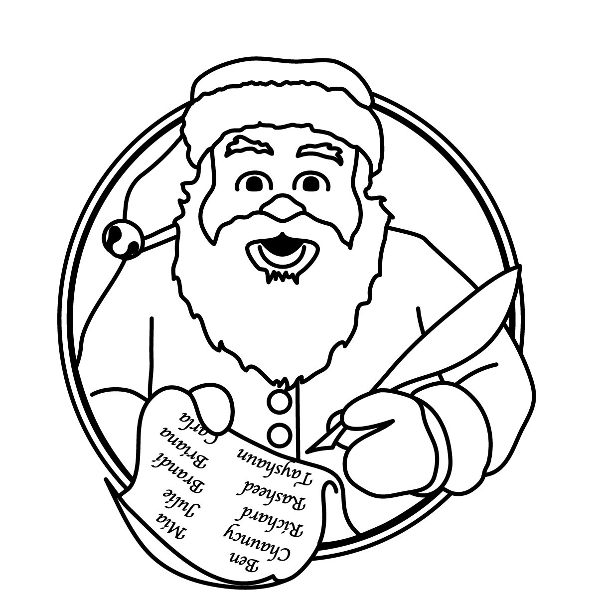 free holiday clipart black and white - photo #41