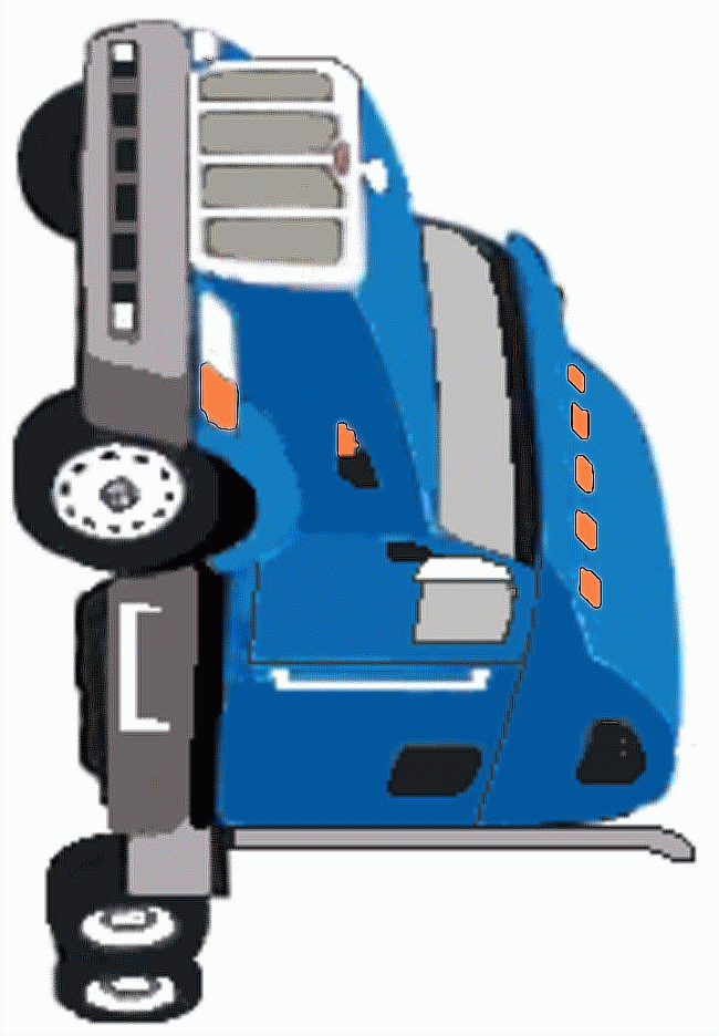 Free Peterbilt Semi Truck Template FreeCraftUnlimited.